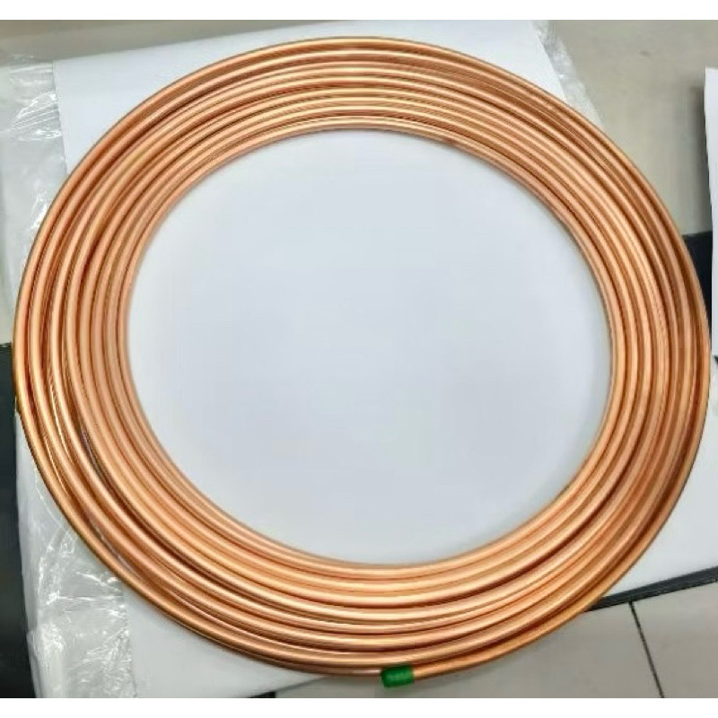 Pipa Kapiler 1/4 Pipa Tembaga Tube Capiler Kulkas AC Kondensor Pipa Selang Tembaga Per Meter