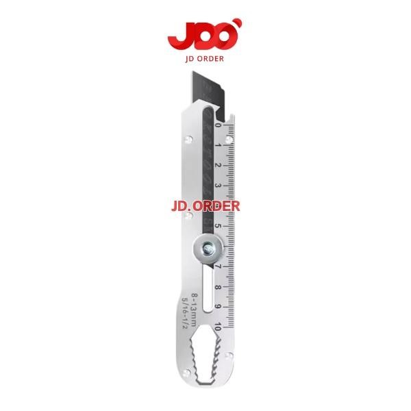 

Pisau Cutter Besar Stainless Steel Anti Karat Multifungsi Tajam