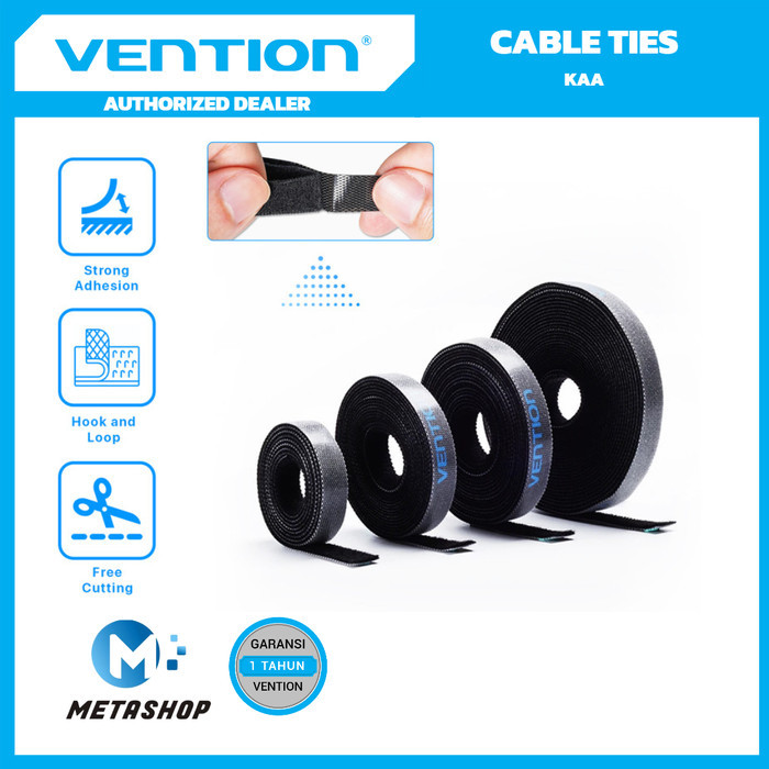 

VENTION Cable Ties Winder Strap Nylon Pengikat Kabel Velcro Organizer KAA