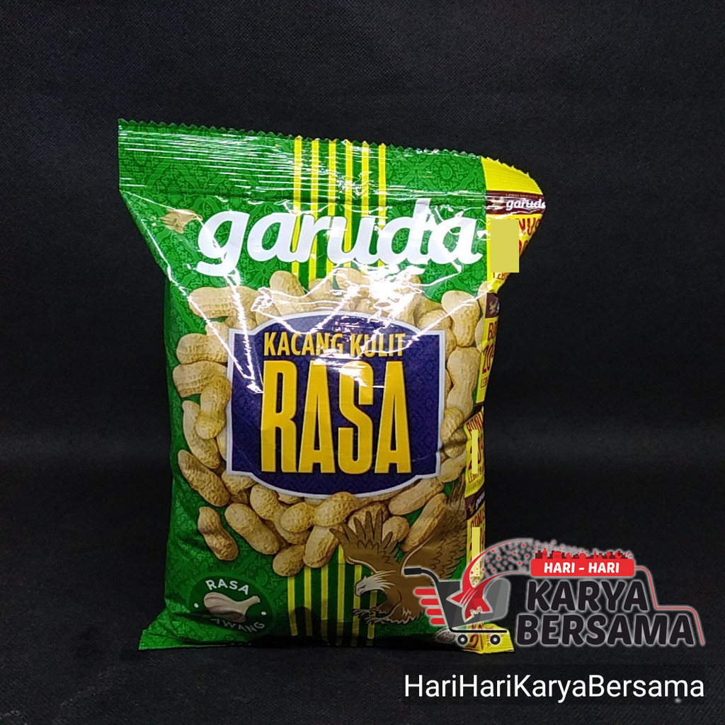 

MAKANAN RINGAN KACANG GARUDA KULIT RASA BAWANG 175GR
