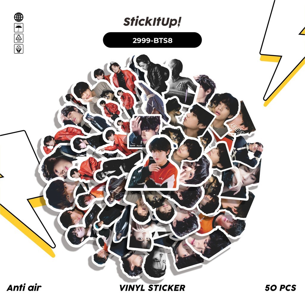 

COD✨ 50 Pcs Stiker TAEHYUNG SERIES 06 Lucu Anti Air Untuk Dekorasi Notebook Sepeda Skateboard Handphone DIY