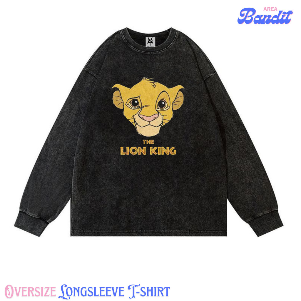 Bandit Area "the lion king simba" Oversize Longsleeve T-shirt Vintage tee