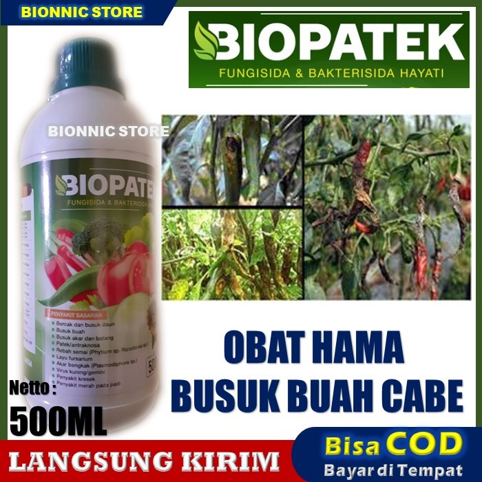 PROMO COD BIOPATEK 500ml Obat Semprot Cabe Anti Busuk - Obat Daun Daun Kuning Pada Cabe Cabai - Obat