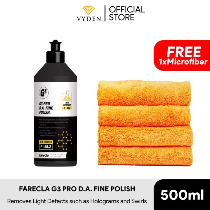 FARECLA G3 PRO DA FINE POLISH Kompon Halus Penghilang Baret Halus Swirl Mark Hologram High Gloss