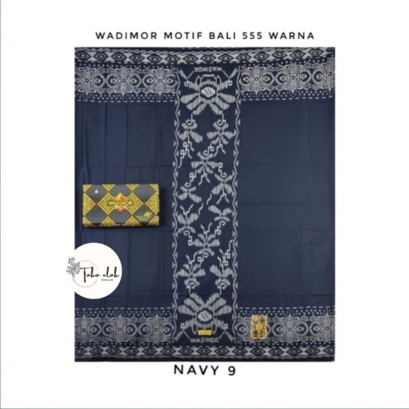 Sarung Wadimor Bali 555 Polos Kembang/Sarung wadimor