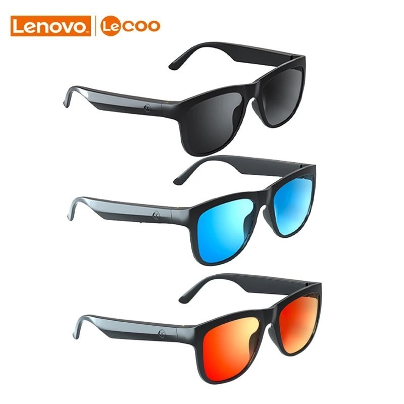 Lenovo Lecoo C8 Smart Glasses Headset Wireless Bluetooth Sunglasses Outdoor Sport earphone Calling M