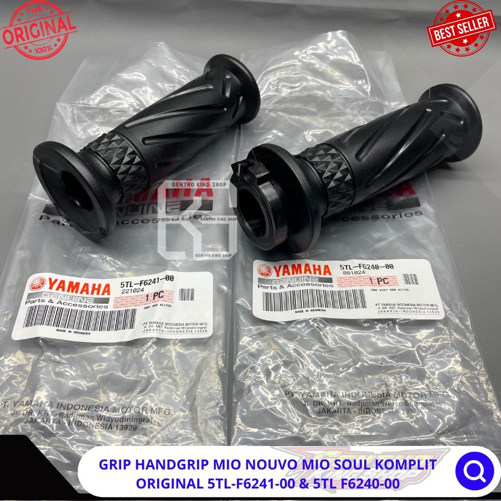 GRIP HANDGRIP MIO NOUVO MIO SOUL KOMPLIT ORIGINAL 5TL-F6241-00 & 5TL F6240-00