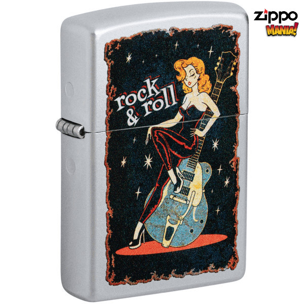 Zippo Lighter Rock & Roll Metal 48930 - Zippo Lighter Original