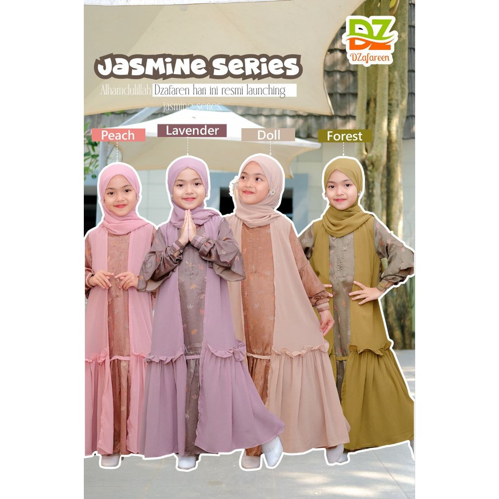 GAMIS JASMINE BY DZAFAREEN