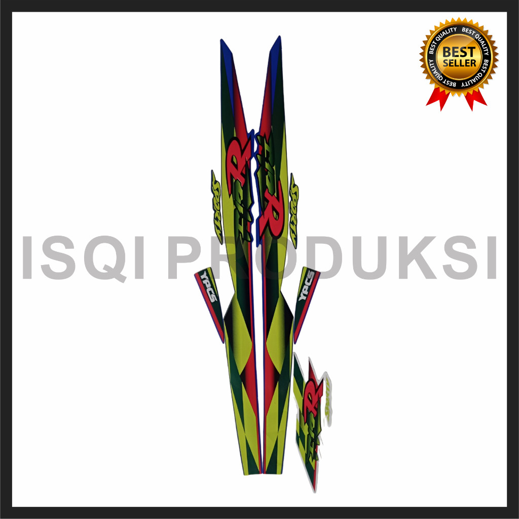 STIKER STRIPING YAMAHA F1ZR F1ZR 1998 LIS LES BODY YAMAHA F1ZR 1998 BERKUALITAS