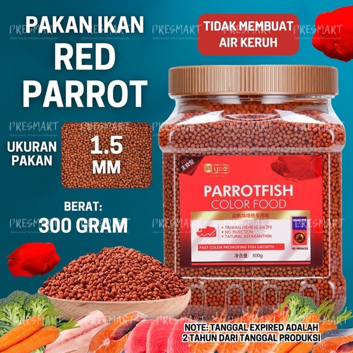 Pakan ikan Red Parrot / Makanan Ikan Red Parrot /Blood Red Parrot Food