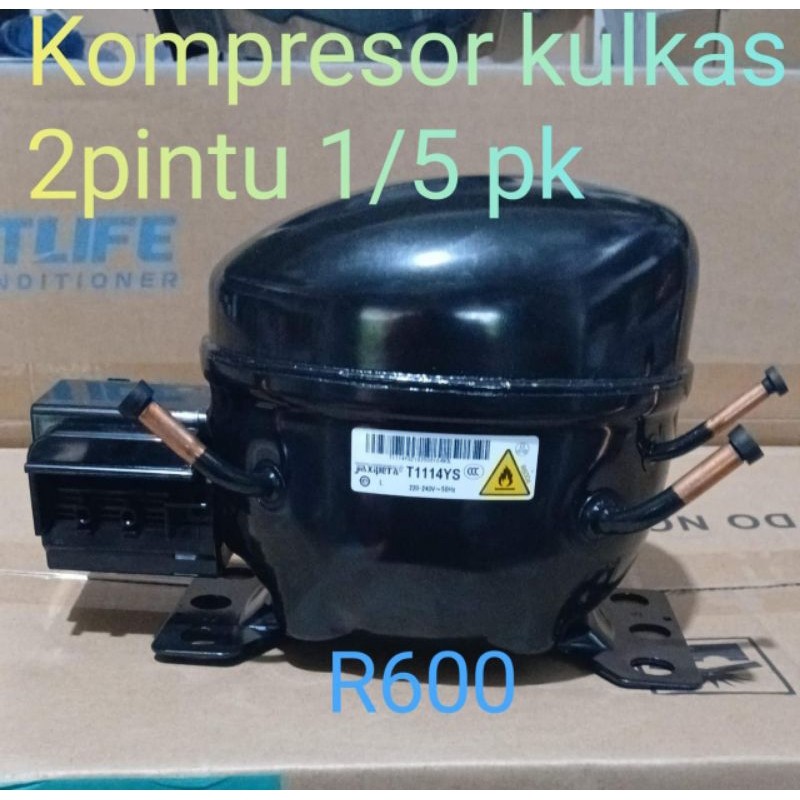MESIN KULKAS KOMPRESOR KULKAS 1/5 PK T1114YS original