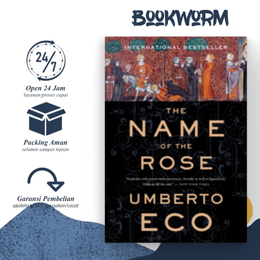 The Name Of The Rose by Umberto Eco (English)