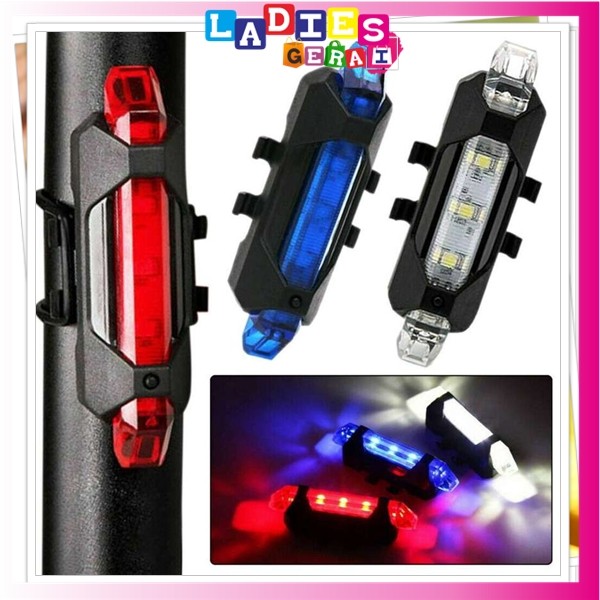 Lampu Belakang Sepeda Usb Charge / Lampu Sepeda Usb Led