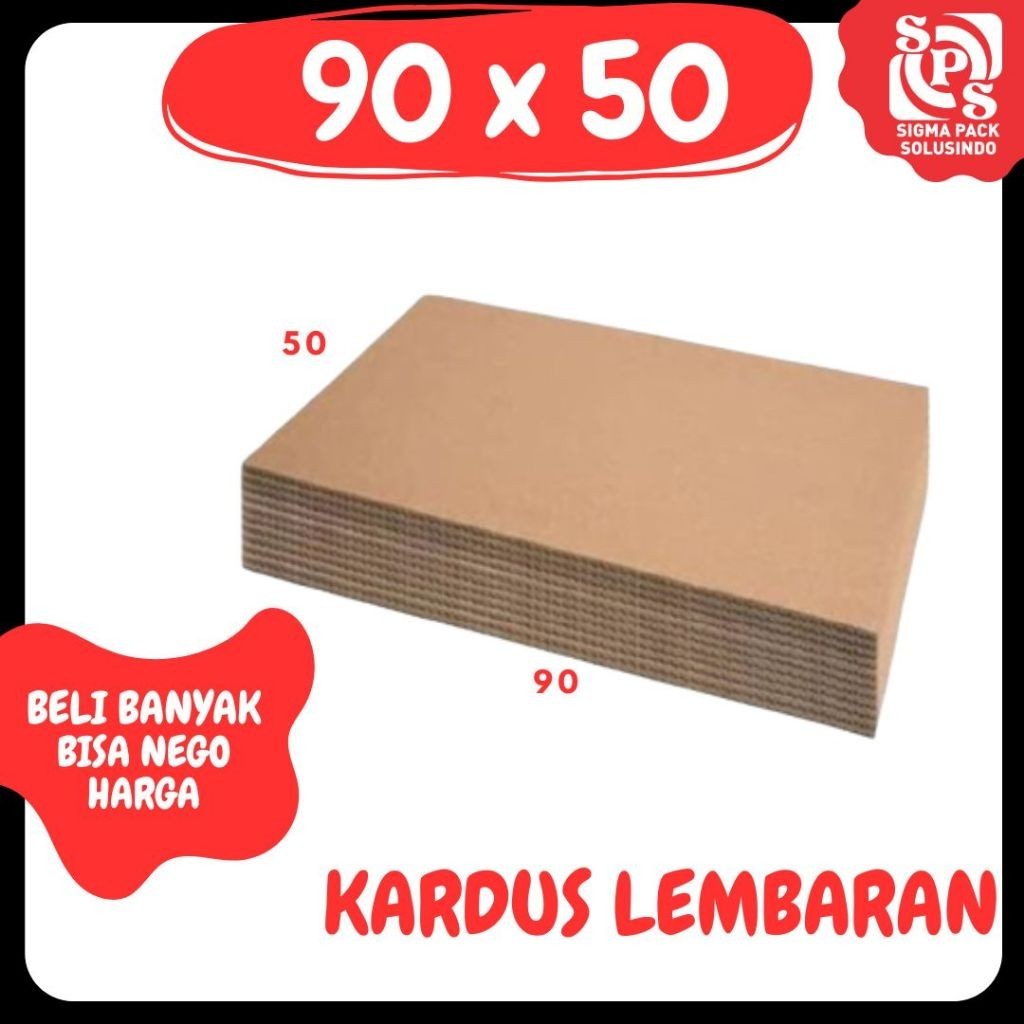 

Sheet 90x50 / 50x80 / 50x70 / 50x60 Kardus Lembaran Polos Single Wall Packing Karton Coklat Warna MEDIAKIT