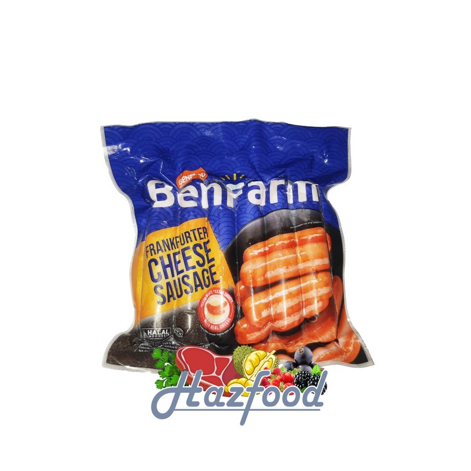 

Frankfurter Cheese Sausage Benfarm | Sosis Frankfurter Keju 300 Gram