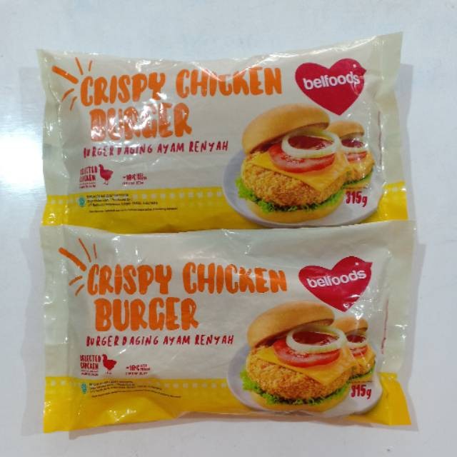 

BELFOODS chicken burger 6s 315gr