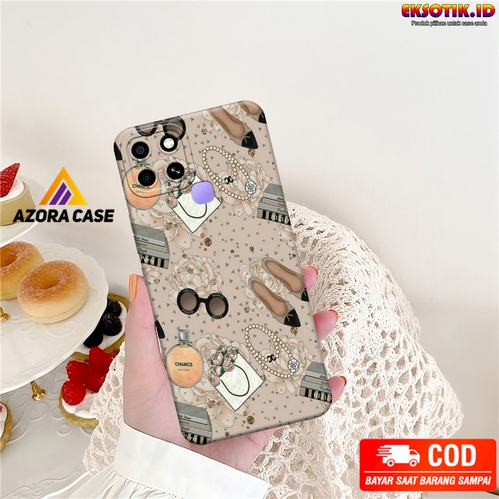 Case Infinix Smart 6 - Casing Infinix Smart 6 - Fashion Case - Silikon Infinix Smart 6  - Motif Kere