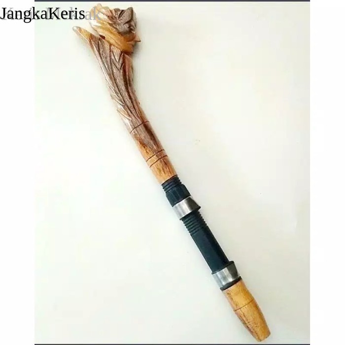 Pahul Gagang Joran Reel Ukir Kayu Motif Wayang gratis ongkir terlaris