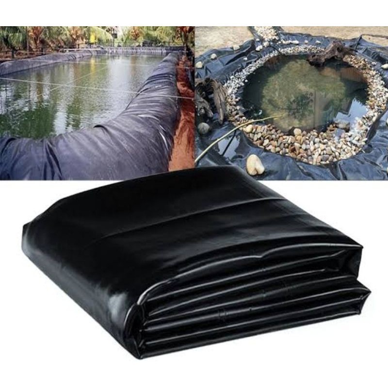 HDPE geomembran lebar 8 meter 300 Micron kolam koi kolam lele MEDIAPACK