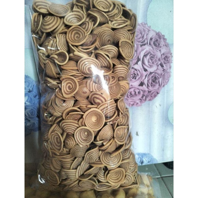 

[1/4kg] Kuping Gajah Coklat Muda Snack Camilan Kiloan Murah