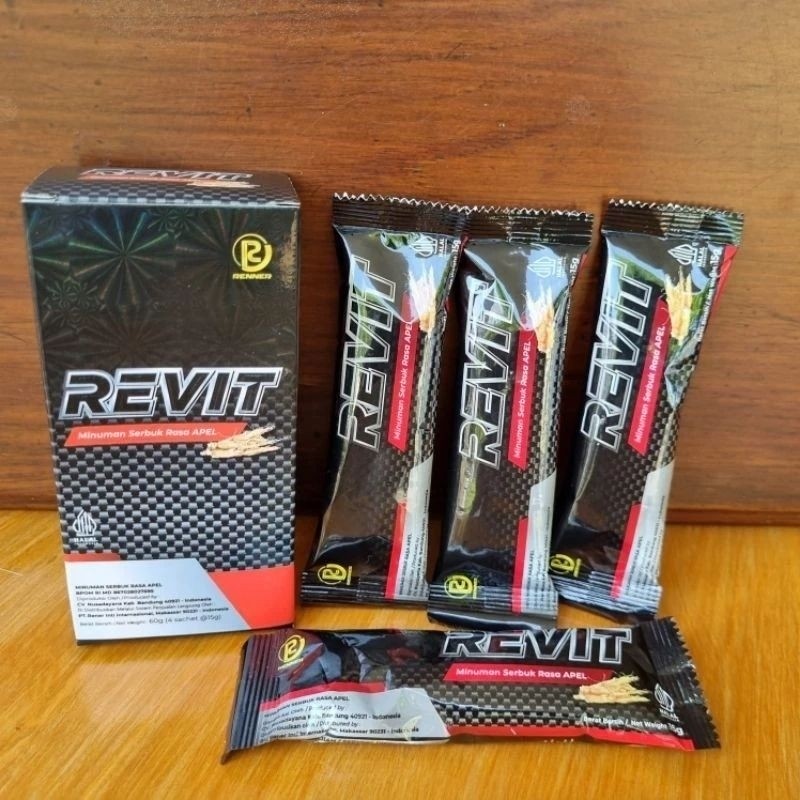 REVIT RENNER MINUMAN SERBUK  RASA APEL PLUS GINSENG