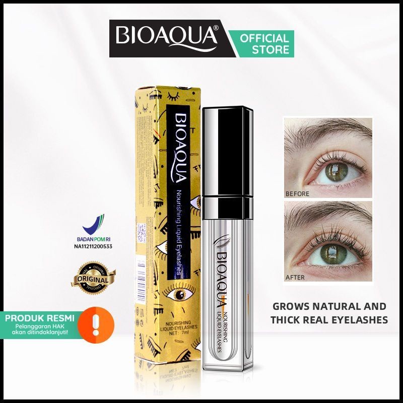 BIOAQUA EYELASH SERUM - BIOAQUA SERUM BULU MATA - BIOAQUA NOURISHING LIQUID EYELASHES