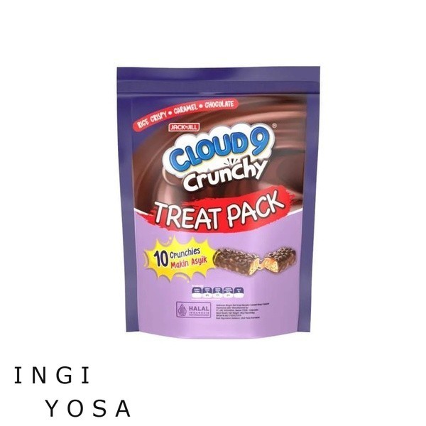 

Jack n Jill Cloud 9 Crunchy Choco Treat Pack Isi 10 x 8gr