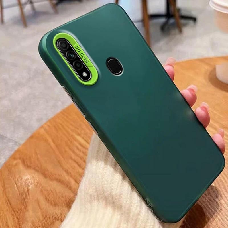 Penutup Telepon Infinix Hot 8 Infinix Hot 8 Lite Penutup Casing Tahan Guncangan Logam Tahan Guncanga