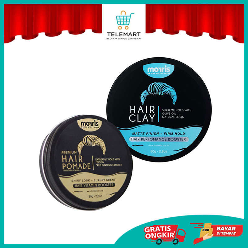MORRIS POMADE HAIR CLAY 80GR