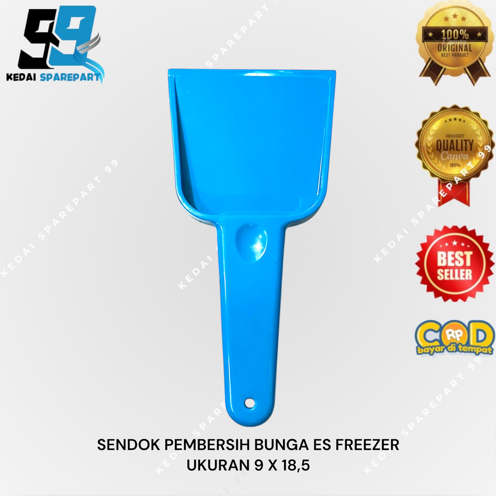 SENDOK BUNGA ES | ALAT PEMBERSIH BUNGA ES KULKAS FREEZER | ICE SCRAPPER ICE SCRAPER | SEROK PEMBERIS