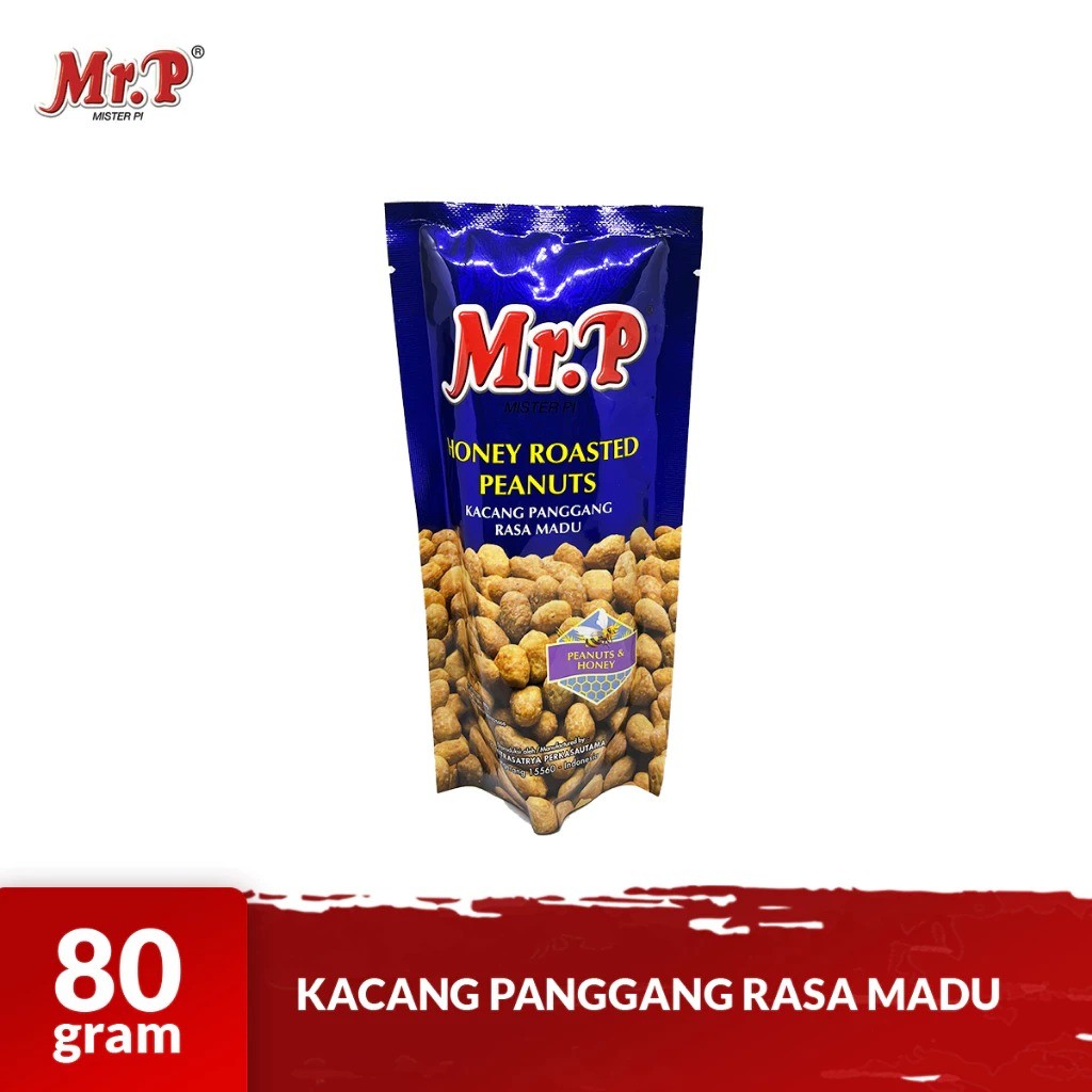 

MR. P - Honey Roasted Peanuts 80gr | Kacang