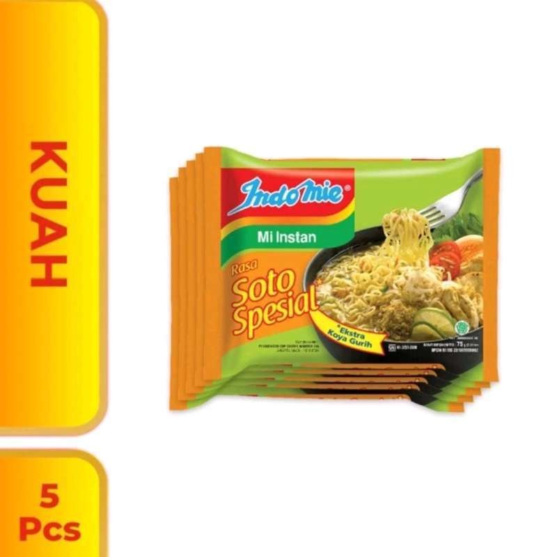 

Indomie Kuah Soto Spesial 5 Pcs