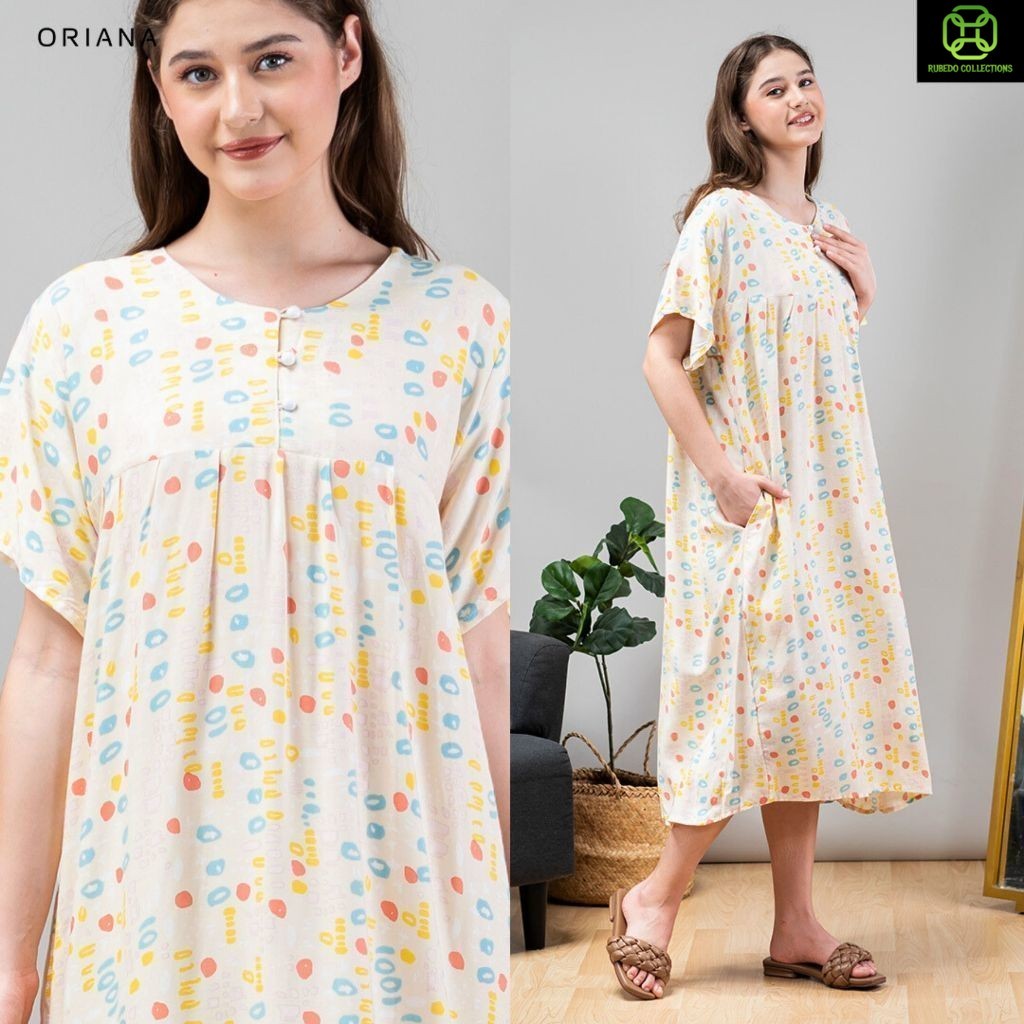 Oriana Homewear Maxi Dress Daster Busui Deasy Danika Series