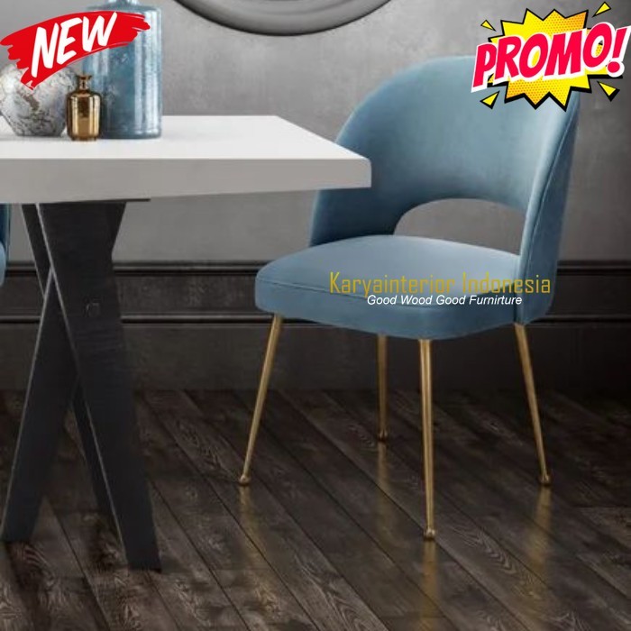 Kursi Makan jok   Kursi Cafe Kain Halus Karya Interior