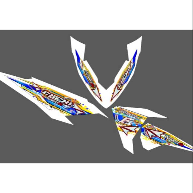 STRIPING TRANSPARAN HOLOGRAM VARIO LED 125/150 OLD