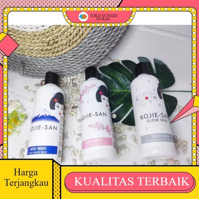 Kojie San Body Wash 250ml BPOM - Sabun Mandi Cair Kojie-San