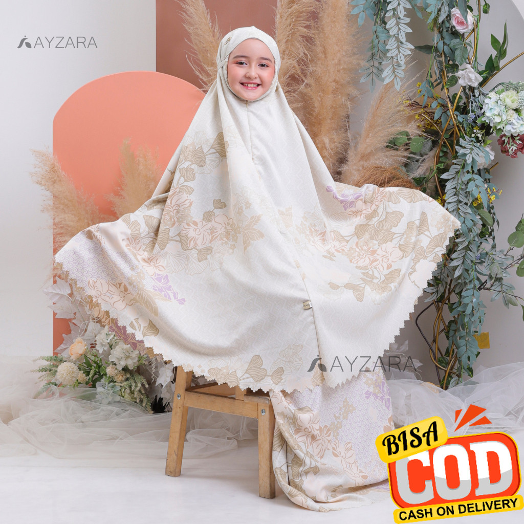 Mukena Anak 2In1 Luxury Printing Terbaru Alana