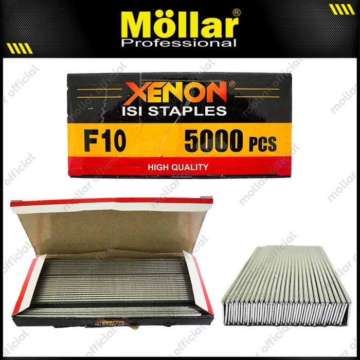 

XENON F10 Refill Isi Staples Paku Tembak – 5.000 Pcs Mesin Tembak Stapler - Obi Teknik