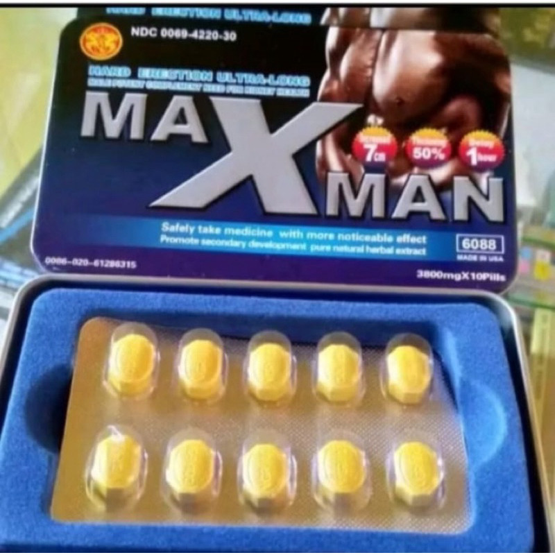 100% ASLI MAXMAN ORIGINAL ASLI IMPORT USA 100%