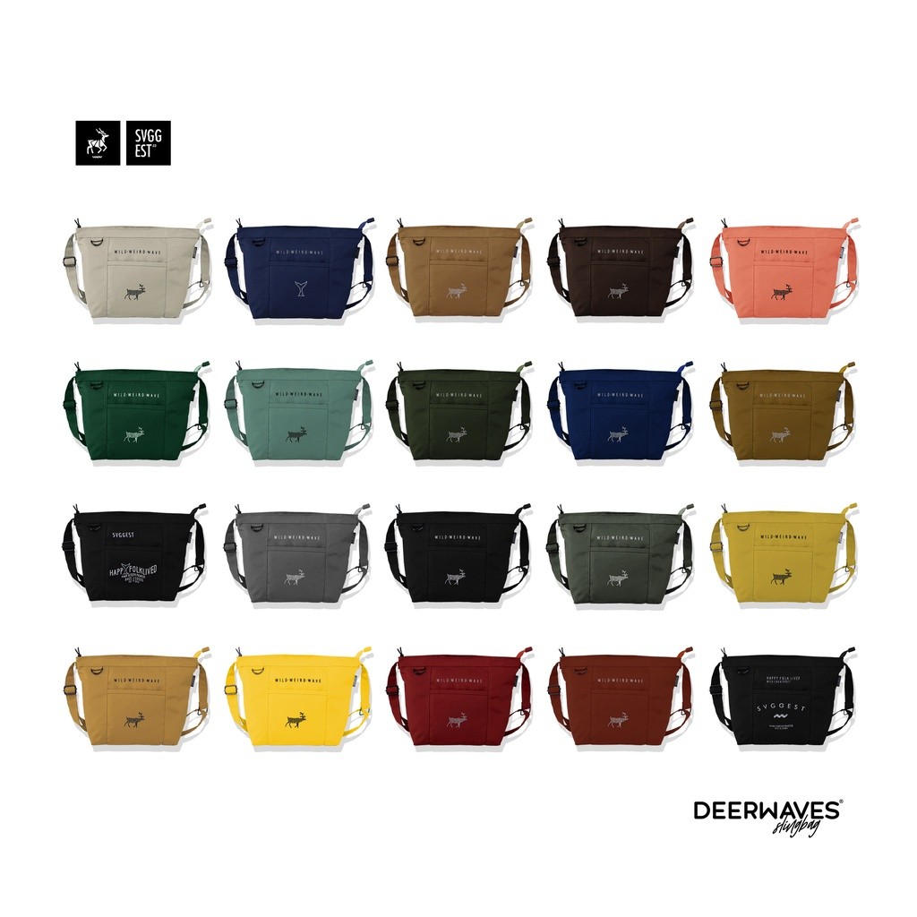 Svggest Sling Bag Deerwaves Mix