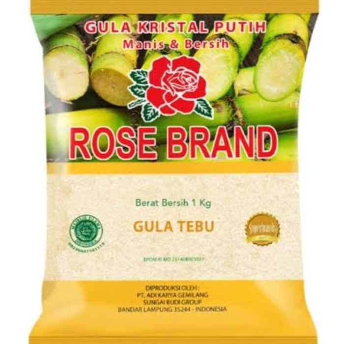 

NEW ITEM ROSE BRAND GULA TEBU KUNING 1KG