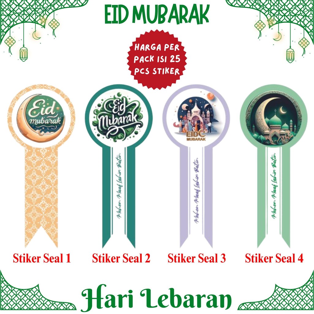 

Stiker Parsel Ramadan Sticker Lebaran Seal Lock Toples Parcel Hampers Stiker box