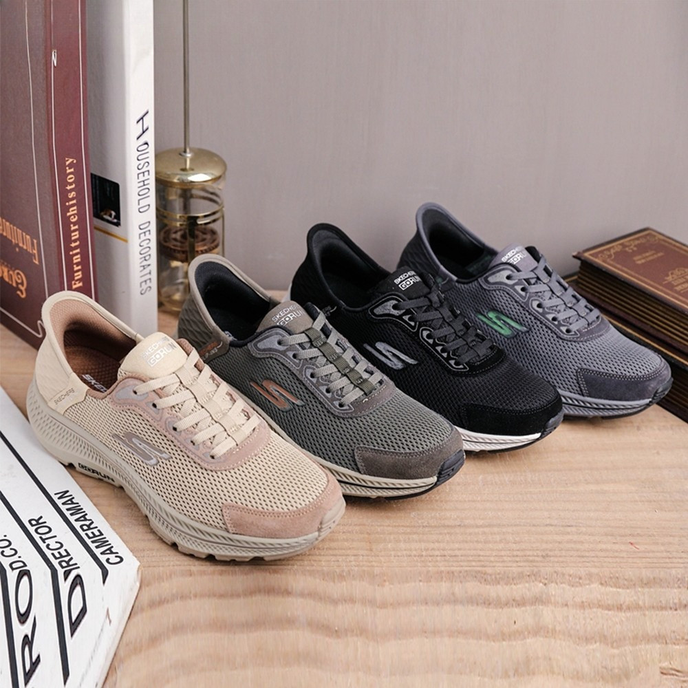 Sepatu Sneakers kasual  casual sepatu pria hitam slip on cowok rajut pria shoes  on cowok