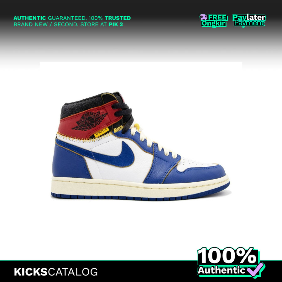 Air-Jordan-1-Retro-High-Union-Los-Angeles-Blue-Toe - 100% Authentic | BNIB