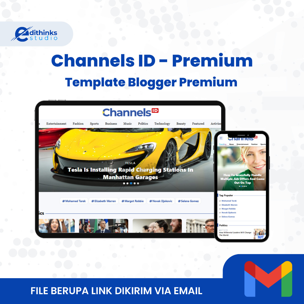Template Blogger Channels ID | Template Blogger Premium