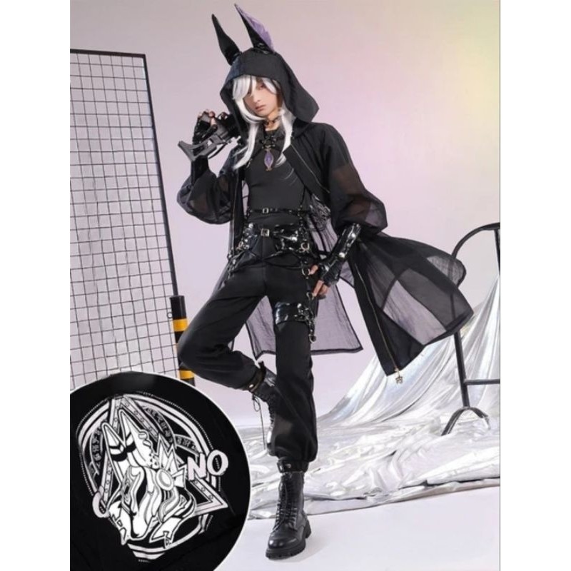 BUTIK RINDU FASHION (CYNO) SET LENGKAP Cyno genshin impact BodyBelt harness cosplayer sarung tangan 