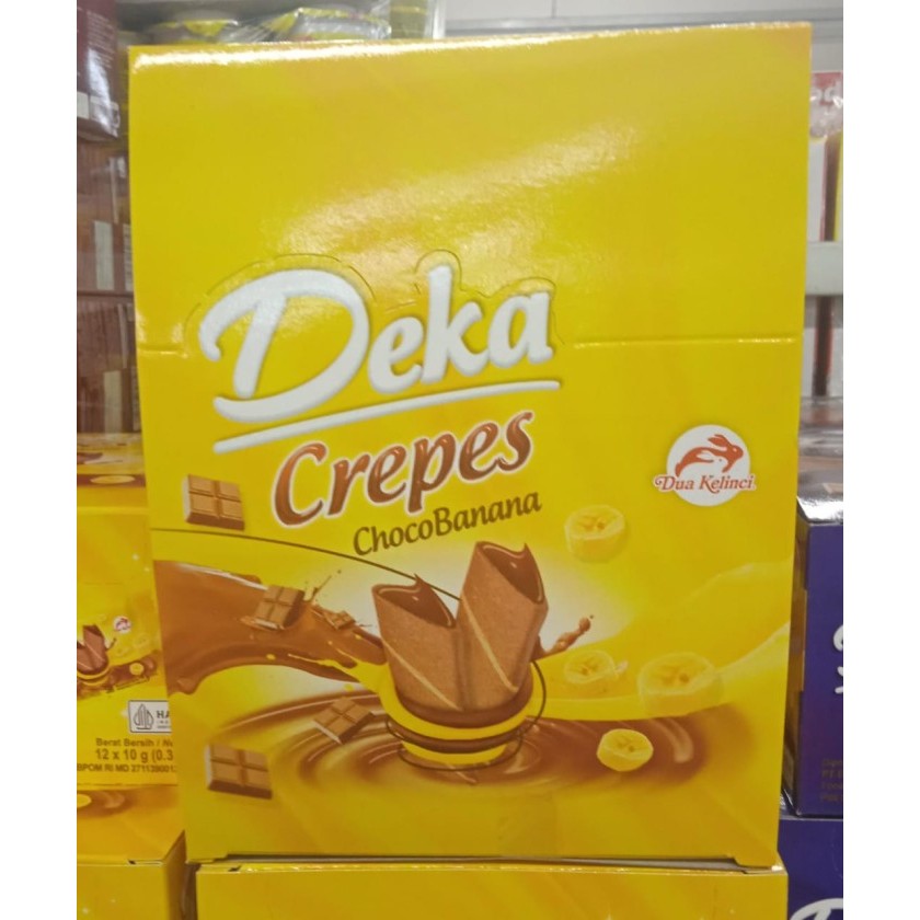 

Deka Crepes Choco Banana 12s DIJUAL PERBOX