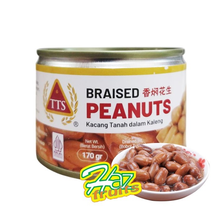 

TTS Braised Peanuts / Kacang Tanah Rebus dalam Kaleng 170 gram