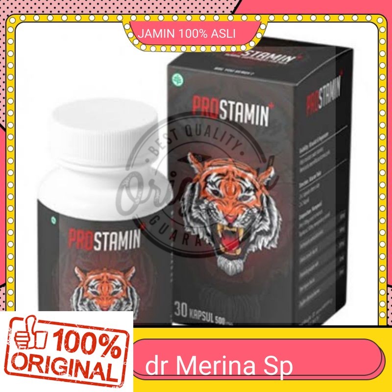 100% ASLI Prostamin Asli Obat Suplemen Pria Tahan Lama Ampuh